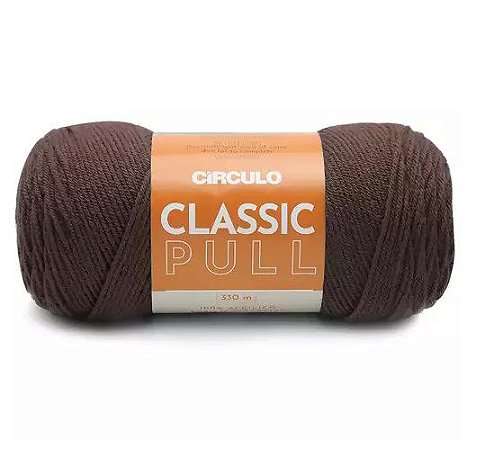 FIO CLASSIC PULL COR 7537 MARROM 200 GR