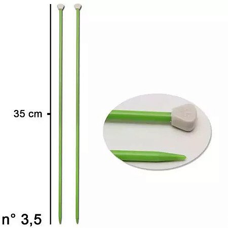 AGULHA TRICO CABO LONGO 3,5MM CIRCULO