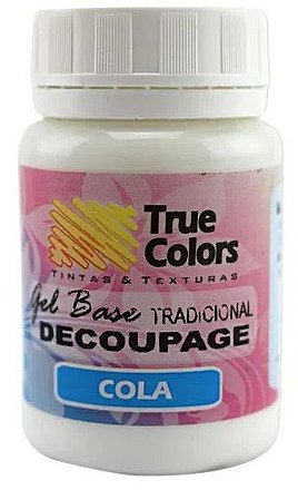 GEL BASE TRUE COLORS TRADICIONAL COLA DECOUPAGEM 5440.80 ML