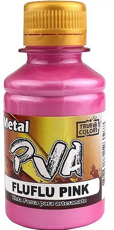 TINTA PVA METAL TRUE COLORS FLUFLU PINK 100 ML