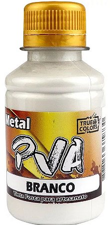 TINTA PVA METAL TRUE COLORS 7995-METAL BRANCO 100 ML