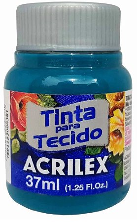 TINTA PARA TECIDO ACRILEX ACQUA MARINE 37 ML