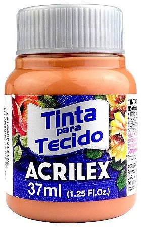 TINTA PARA TECIDO ACRILEX CASTANHO CLARO 37 ML