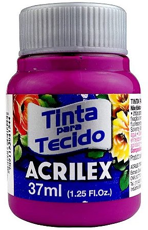 TINTA PARA TECIDO ACRILEX MAGENTA 37 ML