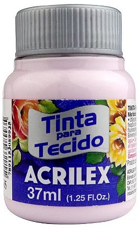 TINTA PARA TECIDO ACRILEX ROSA CANDY 37 ML