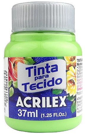 TINTA PARA TECIDO ACRILEX VERDE KIWI 37 ML