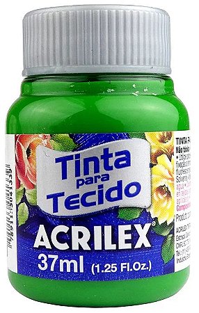 TINTA PARA TECIDO ACRILEX VERDE MUSGO 37 ML