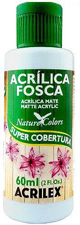 TINTA ACRILICA FOSCA AZUL ÁGUA NAT. COLORS 60 ML ACRILEX