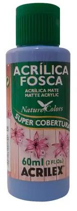 TINTA ACRILICA FOSCA AZUL COUNTRY NAT. COLORS 60 ML ACRILEX