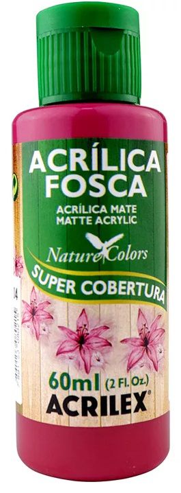 TINTA ACRILICA FOSCA FUCHSIA NAT. COLORS 60 ML ACRILEX