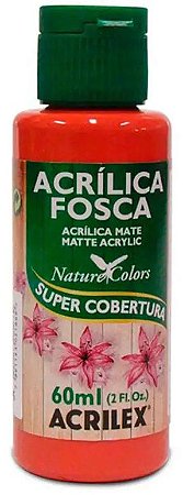 TINTA ACRILICA FOSCA GOIABA QUEIMA NAT. COLORS 60 ML ACRILEX