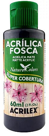 TINTA ACRILICA FOSCA GRAFITE NAT. COLORS 60 ML ACRILEX