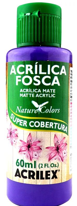TINTA ACRILICA FOSCA ROXO NAT. COLORS 60 ML ACRILEX
