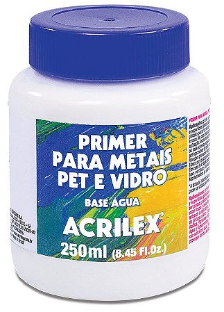 PRIMER PARA METAIS PET VIDRO ACRILEX 250 ML