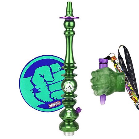Kit Stem Narguile Sultan Mani Heróis Hulk