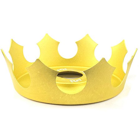 Prato Coroa Rei Médio 19cm - Dourado