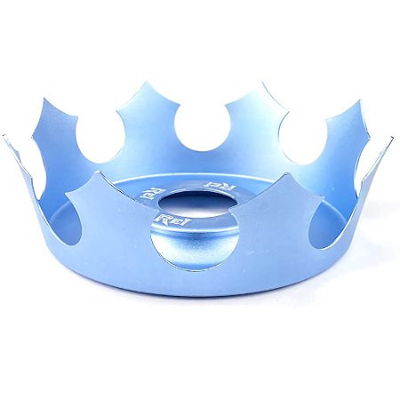 Prato Coroa Rei Médio 19cm - Azul Claro