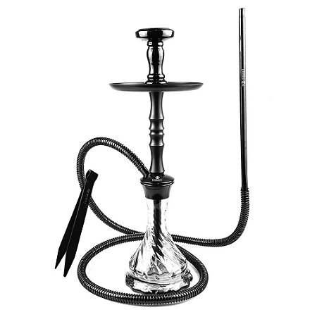 Narguile Mahalla Hookah Hype - Preto/Twist Clear