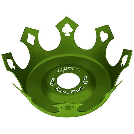 Prato Zenith Coroa Royal Flush - Verde Escuro