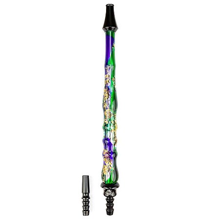 Piteira Nayb Hookah - Purple Green Gold