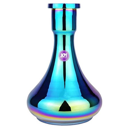 Vaso Joy Hookah Drop 30cm - Metálico Rainbow