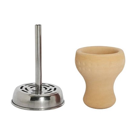 Rosh Joy Hookah Tradicional Batcha de Cerâmica com Tela