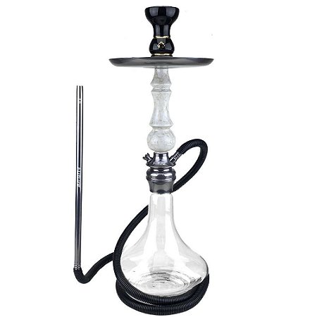 Narguile Amazon Hookah Future - Titanium/Boticino/ Liso Clear