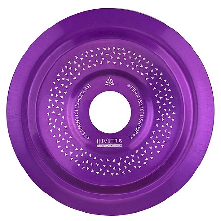 Prato Invictus Hookah Basic 19cm - Roxo