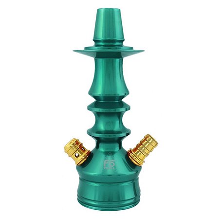 Stem Narguile Invictus Hookah Small F5 - Verde Escuro/Dourado