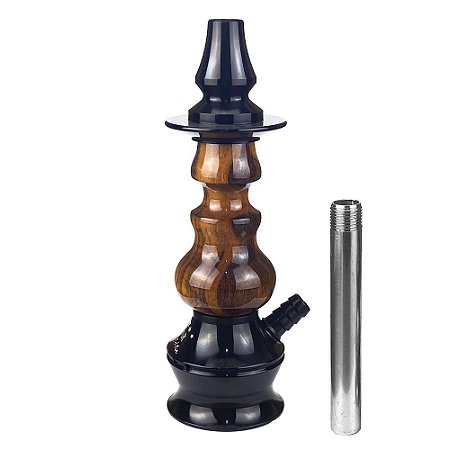 Stem Narguile Invictus Hookah Star - Preto/Natural