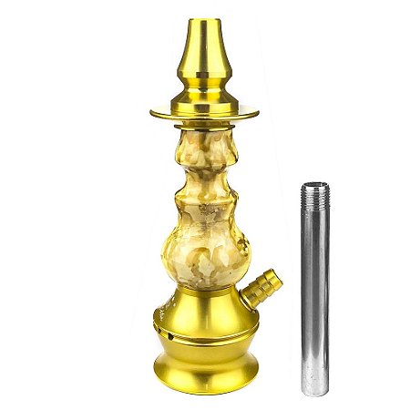 Stem Narguile Invictus Hookah Star - Dourado/Dourado