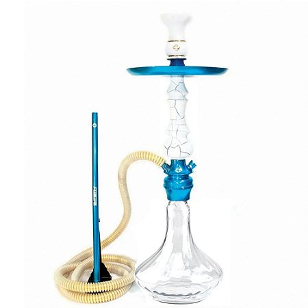 Narguile Amazon Hookah Future - Azul/Onix Azul/Twist Clear