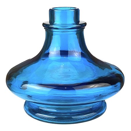 Vaso BR Glass Sky Genie 14cm - Azul Aquamarine