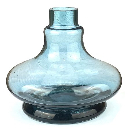 Vaso BR Glass Mini 14cm - Azul Aquamarine Liso