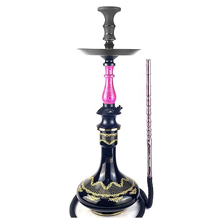 Kit Narguile Completo Regal Prince Diamond - Pink KIT696