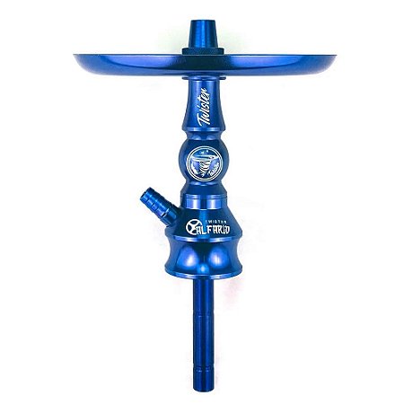 Stem Narguile Al Farid Twister - Azul Cobalto
