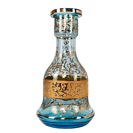 Vaso Bless Hookah Sino 30cm - Azul