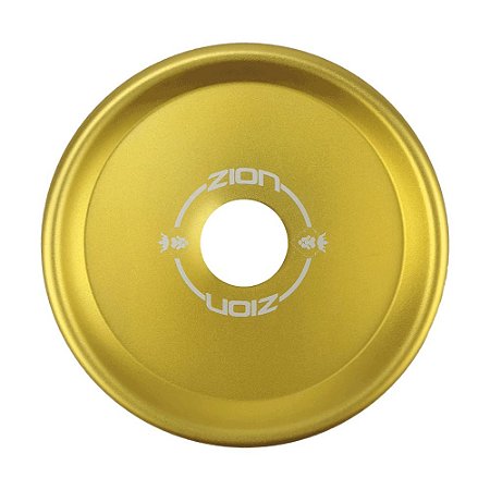 Prato Zion Hookah P 18cm - Dourado