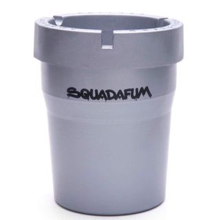 Cinzeiro De Plástico Portátil Squadafun Turn Off - Cinza