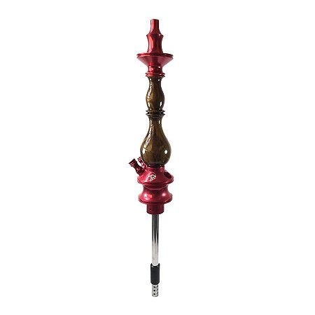 Stem Narguile Zeus Hookah New Edition 2 Respiros - Vermelho