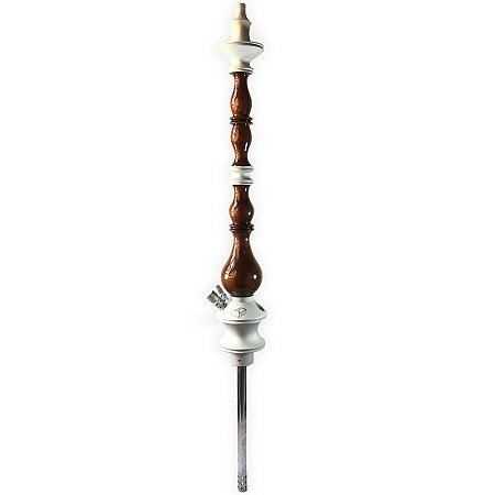 Stem Narguile Zeus Hookah Classic 2 Respiros - Branco Gelo Fosco