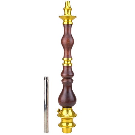 Stem Narguile Amazon Hookah Luxury - Dourado/Redline