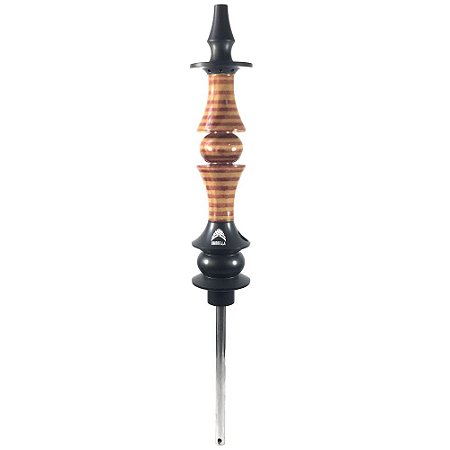 Stem Narguile Marajah Hookah Umbrella Médio Preto/Vermelho Stripes