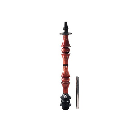 Stem Narguile Marajah Hookah Umbrella Grande Preto/Vermelho Brilhante