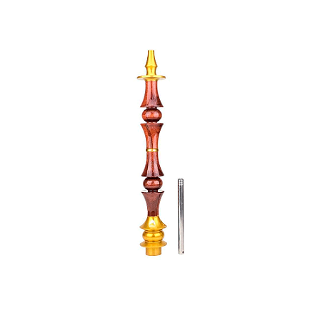 Stem Narguile Marajah Hookah Umbrella Grande Dourado/Vermelho Brilhante