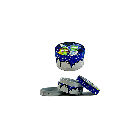 Dichavador De Metal DK 3F Desenho - Rick And Morty Azul