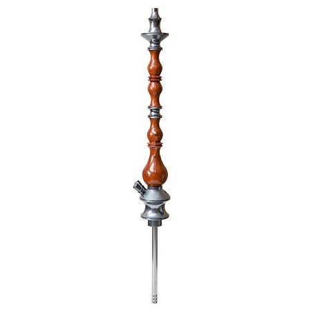 Stem Narguile Zeus Hookah Classic 2 Respiros - Grafite Claro