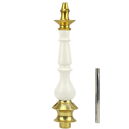 Stem Narguile Smonkey Piston - Dourado/Branco