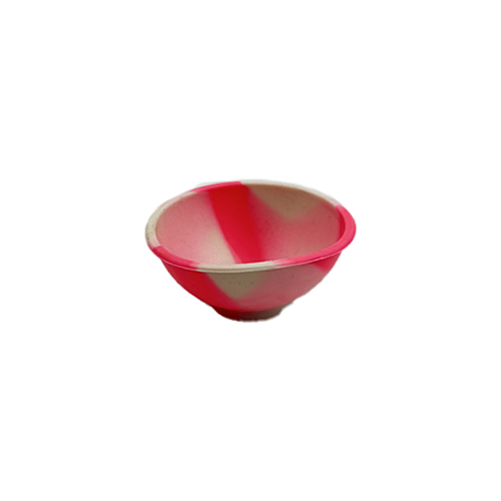 Cuia De Silicone ZH - Branco/Rosa