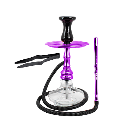 Narguile Completo Zenith Floop - Roxo
